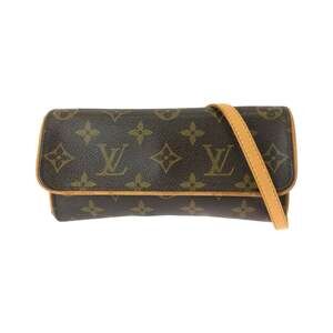 LOUIS VUITTON Brown Monogram Pochette Shoulder Bag